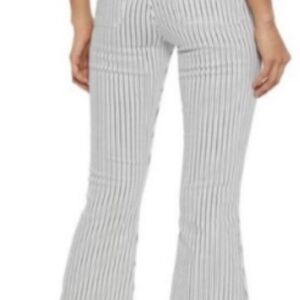 FRAME  JEANS DARK BLUE STRIPED MINI BOOT JEANS